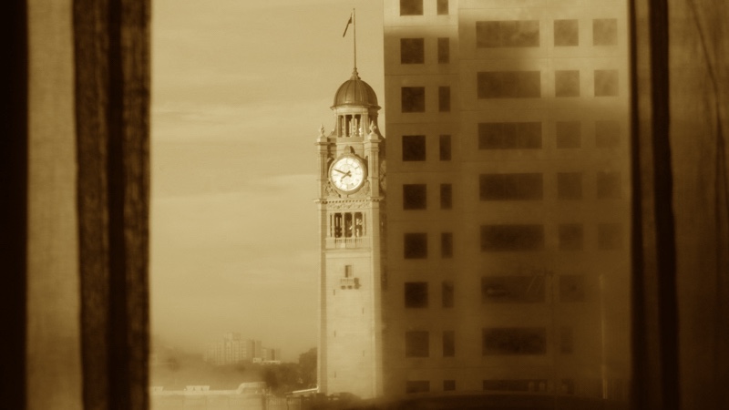 Central Station in Sepia